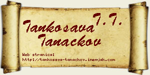 Tankosava Tanackov vizit kartica